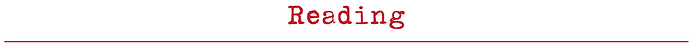ReadingHeader
